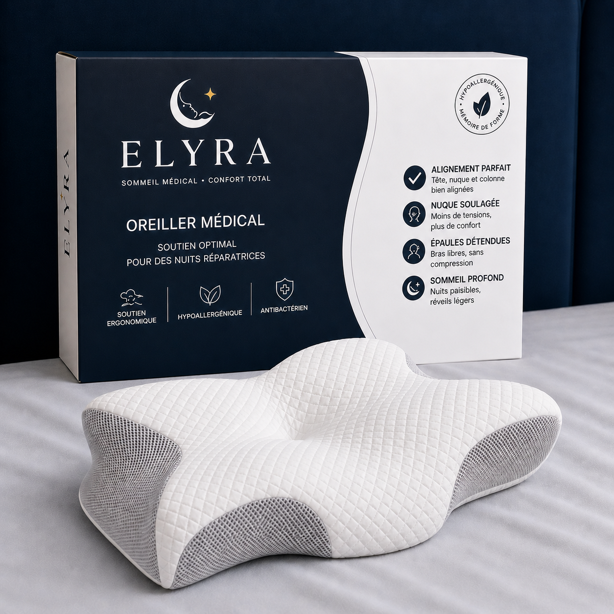 Oreiller Orthopédique ELYRA™